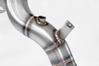 Downpipe kit pravý + levý (nahrazuje katalyzátor + OPF) s přírubami pro senzory Supersprint 725311