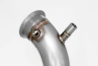 Downpipe kit pravý + levý (nahrazuje katalyzátor + OPF) s přírubami pro senzory Supersprint 725311