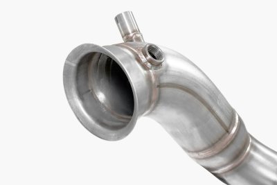 Downpipe kit pravý + levý (nahrazuje katalyzátor + OPF) s přírubami pro senzory Supersprint 725311