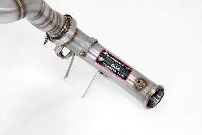 Downpipe kit pravý + levý (nahrazuje katalyzátor + OPF) s přírubami pro senzory Supersprint 725311