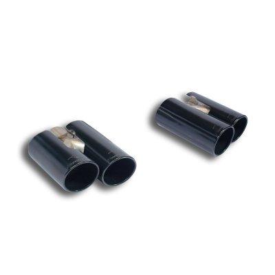 Sada koncovek výfuku "Gun Metal Grey" - 2 výstupy pravý ∅100 mm + 2 exit levý ∅100 mm Supersprint 925776