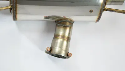 Zadní díl výfuku levá ∅100 mm - pravá ∅100 mm s klapkou Supersprint 522524