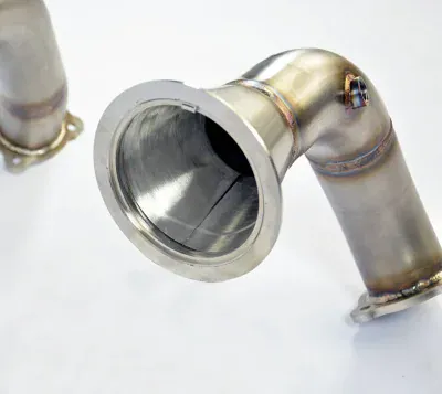 Downpipe kit pravý + levý (nahrazuje katalyzátor) Supersprint 249511