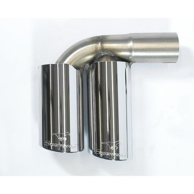 Spojovací trubka + zadní díl výfuku pravá ∅80 mm - levá ∅80 mm Supersprint 521706
