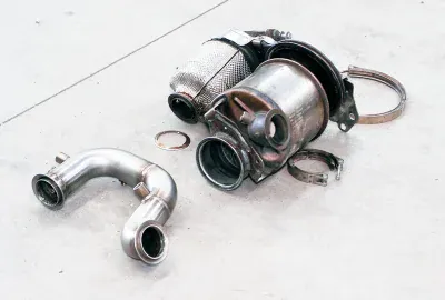 Downpipe s přírubami a záslepkami pro senzory (nahrazuje DPF) (jen Euro 6) Supersprint 773331