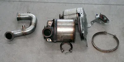 Downpipe s přírubami a záslepkami pro senzory (nahrazuje DPF) (jen Euro 6) Supersprint 773331