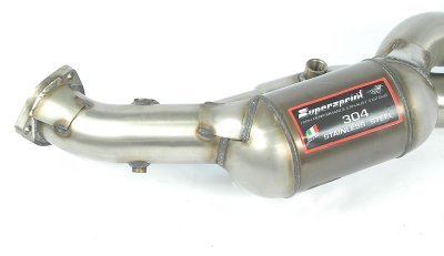 Přední díl výfuku, pravá + levá - s kovovým katalyzátorem, 100CPSI – pro instalaci s originálním koncovým tlumičem Supersprint 243402