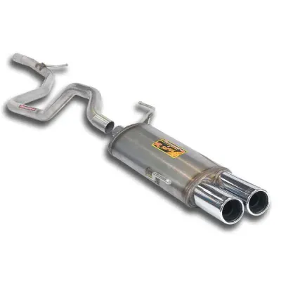 Zadní díl výfuku ∅76 mm + spojovací trubka - STEEL 409 Supersprint 815706