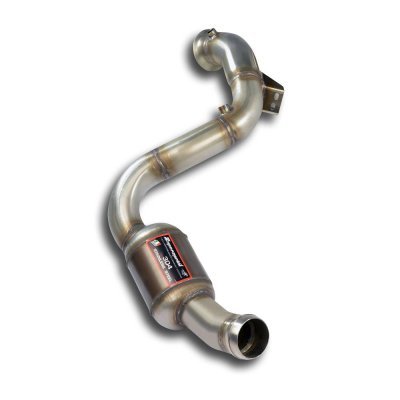 Downpipe levý s metalickým katalyzátorem 100CPSI WRC (nahrazuje primární katalyzátor) Supersprint 721981