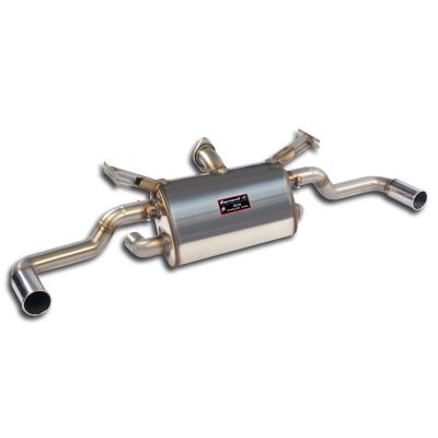 Zadní díl výfuku pravý ∅70 mm - levý ∅70 mm ''Sport/Racing'' – se spojovací trubkou k originální klapce Supersprint 390654