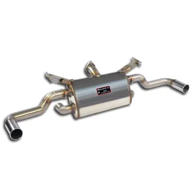 Zadní díl výfuku pravý ∅70 mm - levý ∅70 mm ''Sport/Racing'' – se spojovací trubkou k originální klapce Supersprint 390654