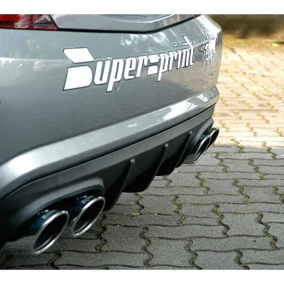 Zadní díl výfuku levý 120x80 mm Supersprint 848037