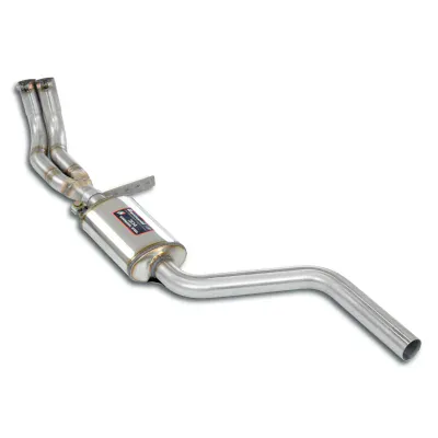 Y-Pipe, resonated "hanging pedals" Supersprint 010402