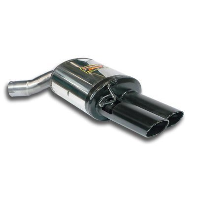 Zadní díl výfuku pravý 100x75 mm "Gun Metal Grey" Supersprint 771547