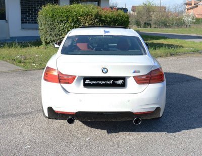 Spojovací trubka + zadní díl výfuku pravá ∅100 mm - levá ∅100 mm Supersprint 983724