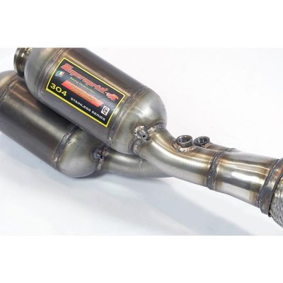 "Y-Pipe" s kovovým katalyzátorem – levá Supersprint 350622