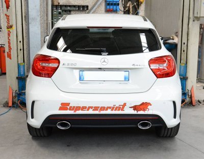 Sada koncovek výfuku, pravá 145x95 mm + levá 145x95 mm Supersprint 722015
