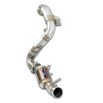 Downpipe levý s metalickým katalyzátorem 100CPSI WRC (nahrazuje primární katalyzátor) Supersprint 725481
