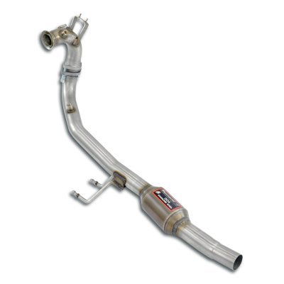 Turbo downpipe kit + metalický katalyzátor (nahrazuje DPF) (se záslepkami na senzory) Supersprint 888621