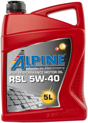 Variklinė alyva ALPINE RSL 5W-40 5L