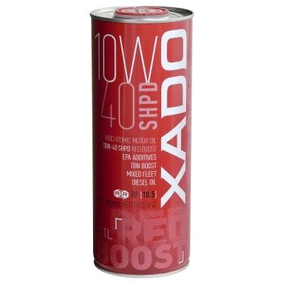 Variklinė alyva XADO Atomic Oil 10W-40 SHPD (SL/CI-4) RED BOOST (1L)