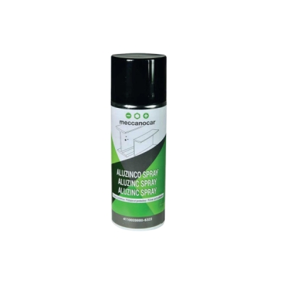 Purškiamas aliuminio ir cinko gruntas (Aluzinc) MECCANOCAR, 400 ml