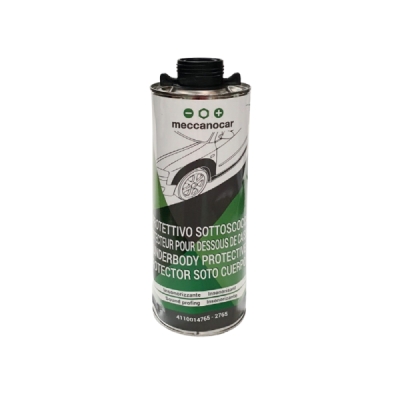 Vafliukas (antikorozinė dugno apsauga, dažoma) MECCANOCAR Black, 1 l