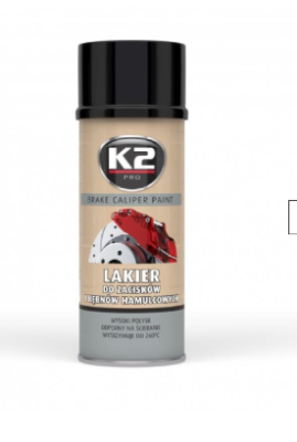 Stabžių apkabų juodi dažai CALIPER K2, 400ml.