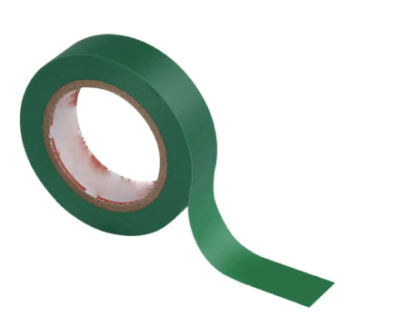 Juosta izoliacinė žalia PVC, 15mm x 10m