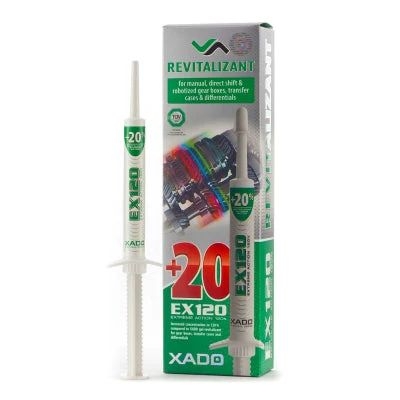 ALYVOS PRIEDAS XADO EX120 mechaninėms pavarų dėžėms ir reduktoriams.