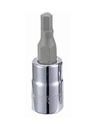 Galvutė su antgaliu 1/4'' 6mm, IMBUS