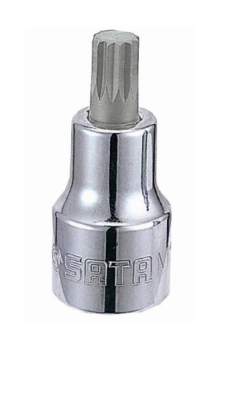 Galvutė su antgaliu 1/2'' 50L, M-5, spline