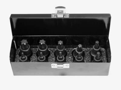 Galvučių rinkinys, 10vnt. 1/2'' 55mm, TORX