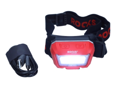 Prožektorius ant Galvos ROOKS OK-03.3000, COB LED, 300 lm, su Judesio Jutikliu