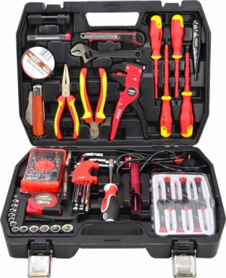 Įrankių rinkinys elektrikams AWTOOLS AW39250 (68 dalys, 1/4", VDE 1000V)