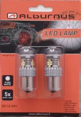 LEMPUTĖS P21W/R5W/R10W LED 24SMD CANBUS BA15S 12-24V (2VNT)