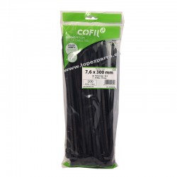Pavalkėliai plast. 7,6x300 juodi