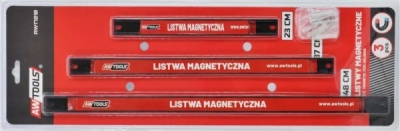 Sieninių magnetinių įrankių laikiklių komplektas AW-Tools, 3 vnt.