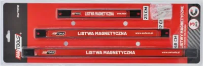 Sieninių magnetinių įrankių laikiklių komplektas AW-Tools, 3 vnt.