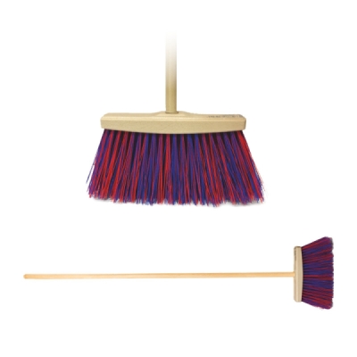 Lauko šepetys su mediniu kotu AW-Tools, 250 mm / 1360 mm