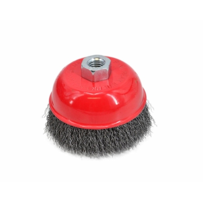 Vielinis cilindrinis šepetys kampiniam šlifuokliui AWTools AW55103, 75 mm, M14
