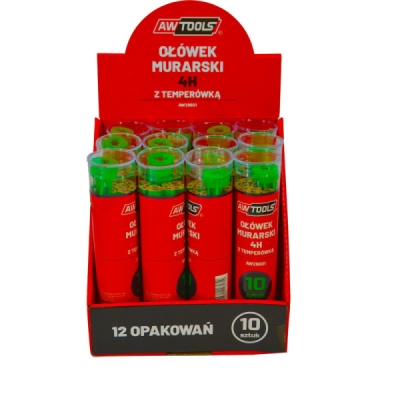 Mūrininko pieštukas AWTools AW29601, 4H