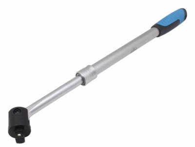 Teleskopinė sukimo rankena su šarnyru SATRA S-F12TH, 1/2", 460–610 mm