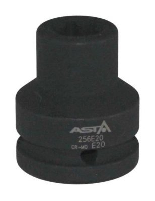 Smūginė E-TORX galvutė ASTA 256E20, 3/4", E20, 51 mm