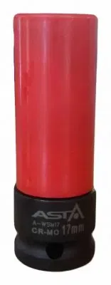 Specializuota smūginė galvutė Mercedes-Benz ratų varžtams 17 mm, 1/2" (ASTA A-WSM17)