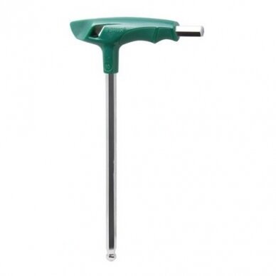 T-tipo šešiakampis raktas apvalia galvute 4mm, L=178mm