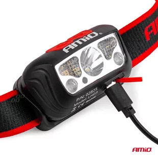 AMiO AMI02825 (MR-L725) – Daugiafunkcis LED galvos žibintuvėlis