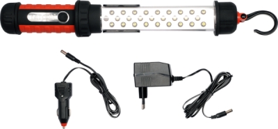 Universalus darbinis žibintas su 27 LED ir magnetiniu korpusu