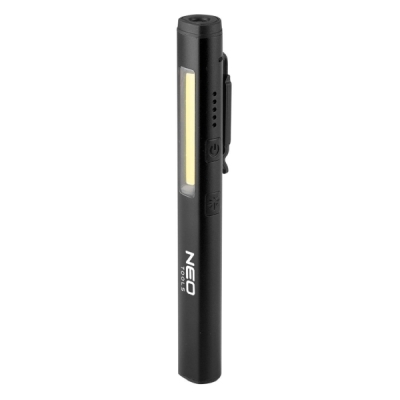 Apžiūros Lempa-Žibintuvėlis NEO TOOLS 99-077, 4-in-1, COB LED, Lazeris, UV, 450 lm