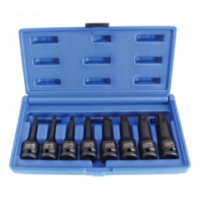 1/2" smūginių TORX antgalių komplektas 8vnt A-1MTORX8